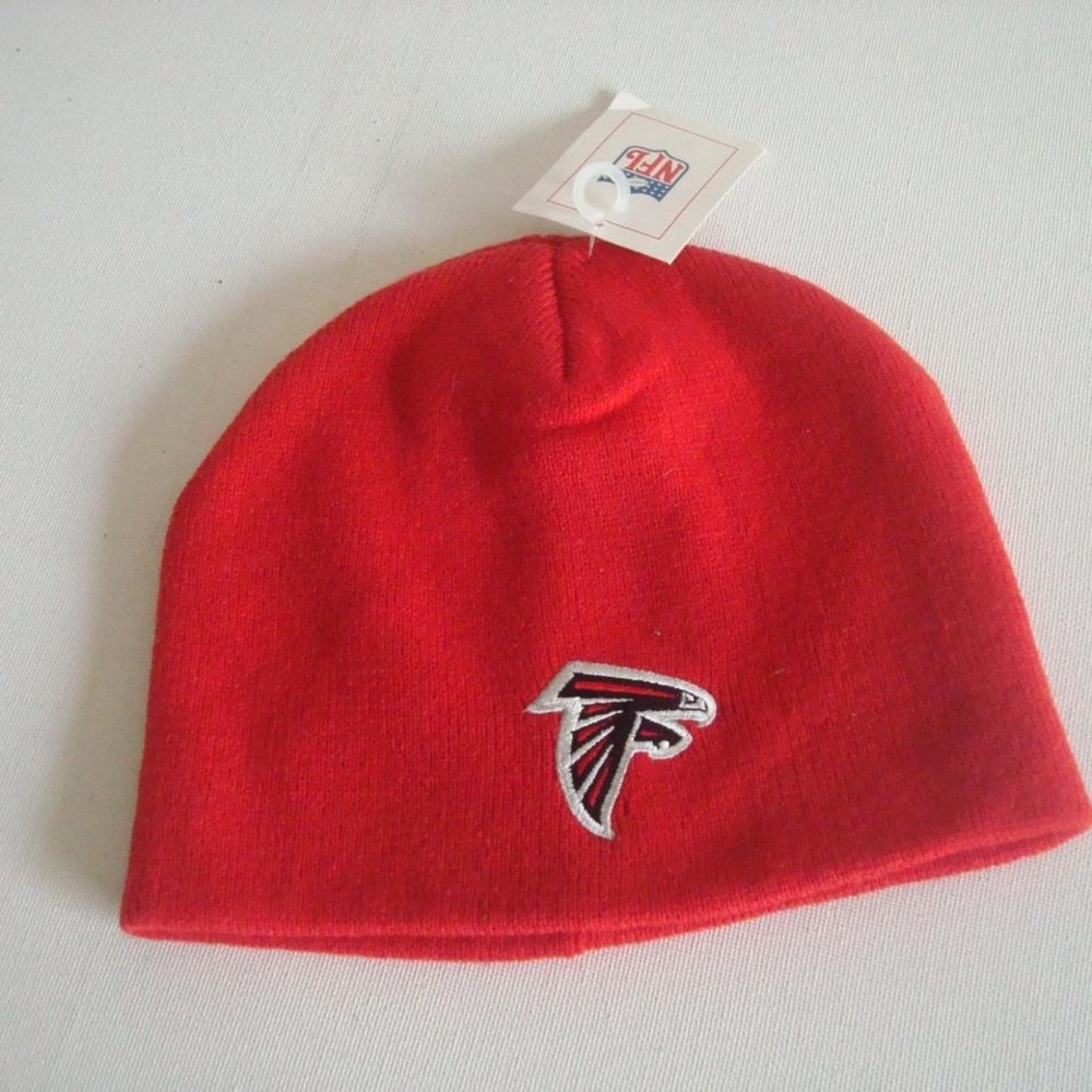 ATLANTA FALCONS YOUTH KIDS BEANIE KNIT TOGOBBAN HAT CAP VINTAGE L1